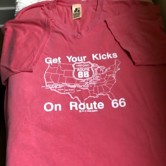 Unisex Vintage Route 66 Good Shirts Made in the USA Size XL 90’s - Picture 2 of 8